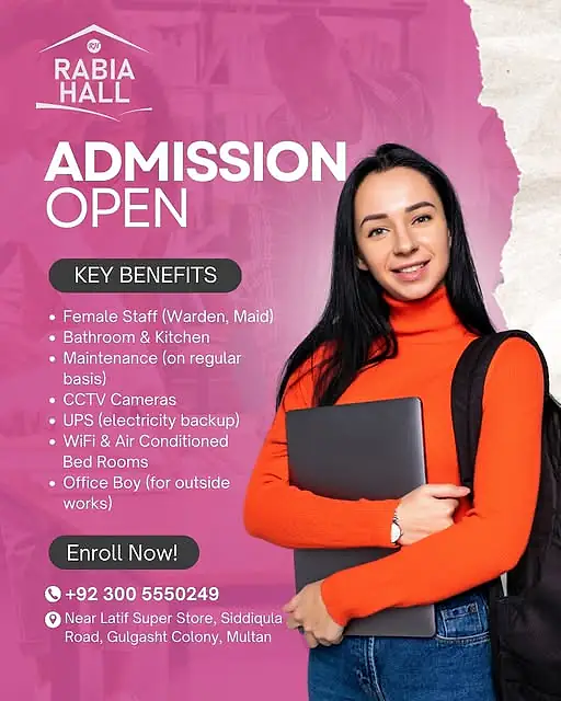 Rabia Hall admissions open – key benefits for residents