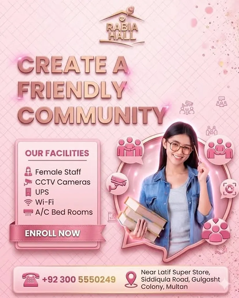 Rabia Hall – a friendly community with all facilities